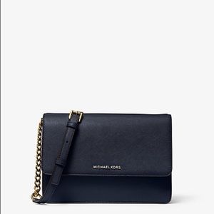 Michael Kors Saffiano leather crossbody mini bag